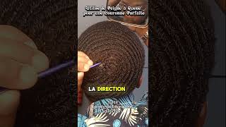 Comment rendre sa crown super visible 360waves hairstyle hairstyles mondesirbow 180waves [upl. by Sierra278]