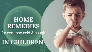 Home remedies  cold amp cough in children  avoid over use of antibiotics in childern DrVarshil [upl. by Grosz578]