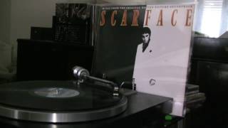 Scarface soundrtack  Push it to the limit Vinyl Rip HQ [upl. by Anileh]