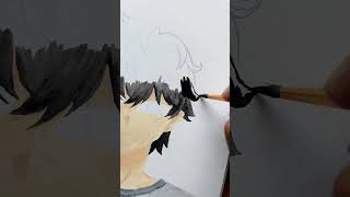 Anime drawingShousuke Komianimekomicantcommunicate shortvideokomi [upl. by Ilbert]