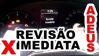 Remover aviso REVISÃO IMEDIATA  VW Volkswagen Fox  Outros [upl. by Derfnam]