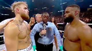 Jake Paul USA vs Tyron Woodley USA II  KNOCKOUT BOXING fight HD [upl. by Ijneb]