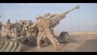 November Battery 514 311 Det Helmand Afghanistan Marine artillery [upl. by Andreana]