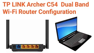 How to Setup TPLink Archer C 54  Wireless Router In Hindi English Urdu [upl. by Inotna]