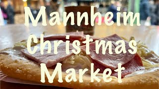 2023 Germany 🇩🇪  Mannheim Christmas Market Weihnachtsmarkt [upl. by Leiad]