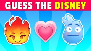 Guess the DISNEY Movie by Emoji 🏰🎬  Disney Emoji Quiz [upl. by Nad129]