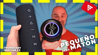 TRONSMART Mirtune C2 🔊 Altavoz bluetooth ‼️ Pequeño pero matón Review en español [upl. by Yrot]