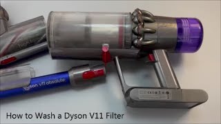 How to Clean a Dyson Absolute V11 Filter [upl. by Denny]