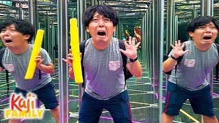 Mirror Maze and Indoor Playground Inside the COOLEST Airport [upl. by Enneyehc]