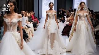 TOP WEDDING DRESS ON 2025 MILANO MONACO LA LY [upl. by Aillimac]