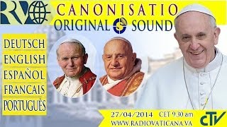 Canonization of John XXIII and John Paul II [upl. by Herve]