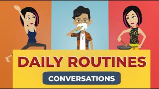 Talking About Daily Routines in English Conversations  Learn English Vocabulary [upl. by Supmart]