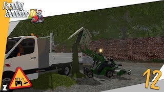 🚜 Farming Simulator 17 🎍 Entretien communal 12 Tonte avec du nouveau matériel [upl. by Aleacim]