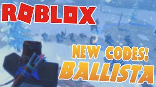 The BEST Medieval Game On ROBLOX NEW CODES 2024 Ballista Roblox [upl. by Evelc]