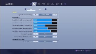 TOUS MES PARAMÈTRES SUR FORTNITE  sensitouchesaide a la visée [upl. by Kuhn]