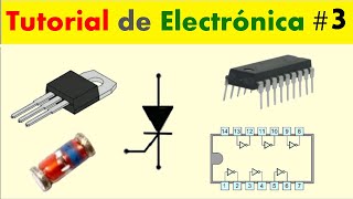 Curso de Electrónica 3 Circuitos Integrados Tiristor Triac y SCR [upl. by Alikee]