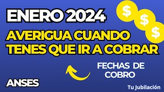 👉​ FECHA DE COBRO DE JUBILACIONES Y PENSIONES ENERO 2024 💲​​💲​ [upl. by Papke]