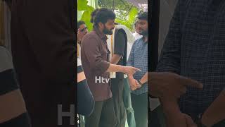 Hero Srivishnu spotted at Sumanth Prabhas new movie pooja event htvmedia8 [upl. by Atnima]