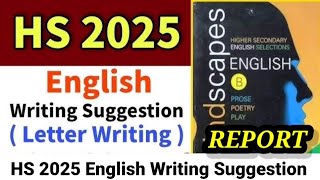 HS 2025 English Writing Suggestion  Class 12 English writing Suggestion [upl. by Huan]