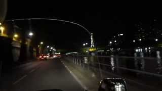 Paris by Night on a Goldwing [upl. by Bryce]