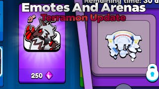 NEW EMOTES AND ARENAS  Terramon roblox robloxgames [upl. by Annohsak]