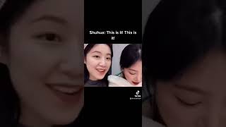 Shuhua to Soojin do we look like sisters😳 soojin shuhua shusoo gidle [upl. by Flori]