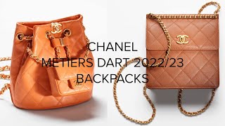 CHANEL METIERS DART COLLECTION 202223 ❤️ CHANEL BACKPACKS [upl. by Taran155]