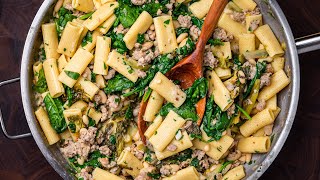 The Easy One Pan Weeknight Pasta Thats Impossible To Screw Up [upl. by Eyla]