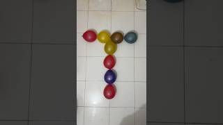 T Namber Popping Water Color Balloons [upl. by Truc926]