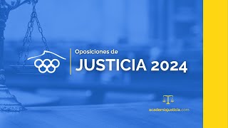 Sesión Informativa Oposiciones de Justicia 2024 [upl. by Ijnek]