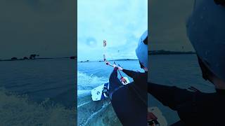 Kitesurfing downwind [upl. by Eetnuahs]