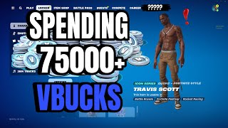 I Spent Over 75k Vbucks [upl. by Ahsinnod]