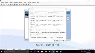 eTime TrackLite Desktop Software  How to Create Shifts  Tamil Language [upl. by Edd]