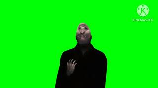 the man with the upside down face jumpscare fanmade trevor henderson green screen [upl. by Eelarat]