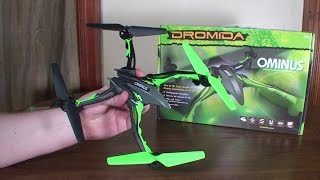 Dromida  Ominus  Detailed Review and Flight Indoors and Outdoors [upl. by Driscoll]