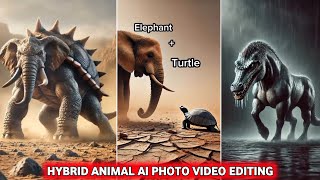 How to Create Ai Hybrid Animal Video Editing  Hybrid Animal Ai Video Kaise Banaye  Hybrid Photo [upl. by Olson50]