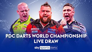 LIVE DRAW 🚨  2024 PDC World Darts Championship draw [upl. by Guglielmo]