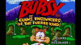 Snes Longplay  Bubsy in Claws Encounters of the Furred Kind [upl. by Nevear370]