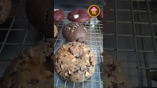 Como hacer galletas al estilo New york reposteriafacil [upl. by Idnal]