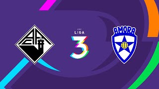 Liga 3 3ª jorn Série B Académica OAF 11 Amora FC [upl. by Ayrb]