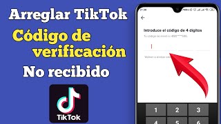 Cómo arreglar el código de verificación de tiktok  Código do Tik tok [upl. by Yniffit]