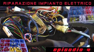 RIPARAZIONE IMPIANTO ELETTRICO MOTO  RESTAURO  REBUILD APRILIA RS 250 [upl. by Niveb]