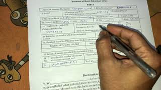 15G15H Form kya hai ise kaise barna hai kaise jama karna hai  how to fill form 15GH [upl. by Anem]