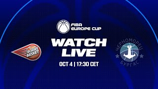 Boras Basket v Chernomorets Burgas  Full Basketball Game  FIBA Europe Cup 202324 [upl. by Brett836]