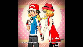 Ash x serena😍Amourshipping amvshortsshortshortsfeed youtubeshortsytfeedviral viralshorts [upl. by Nnylaj]