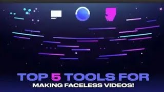 Faceless YouTube Automation AI ToolsTop 5 [upl. by Adlig509]