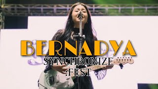 DERNADYA LIVE KONSER DI SYNCHRONIZE FEST 2024 [upl. by Eniarral439]