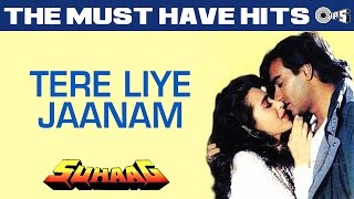 Tere Liye Jaanam  Suhaag  Ajay Devgn Karisma Kapoor  S P Balsubramaniam Chitra [upl. by Kelcie]