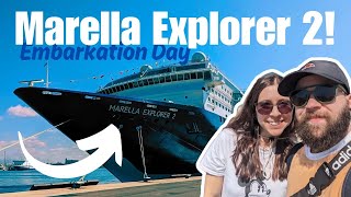 Travel Day amp EMBARKATION on Marella Explorer 2  Our FIRST Cruise Together [upl. by Levitan]