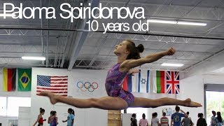 Paloma Spiridonova  Amazing 10 year old gymnast Level 9 [upl. by Harrell]